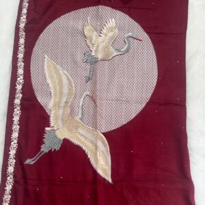 raw silk flemingo pallu