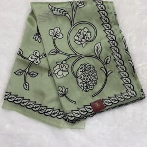 New Arrivals pure tissue with aplique work