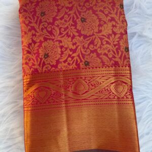 kanchipuram silk 1gm gold zari
