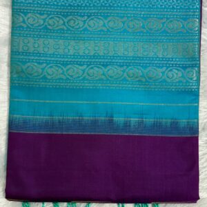 Pure Kanchi Soft silk (Pacific Blue)