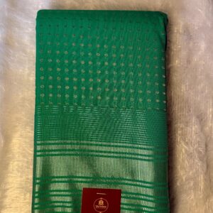 Semi Kanchi Silk (Deep sea green)