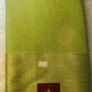 Semi Kanchi Silk (Olive green)