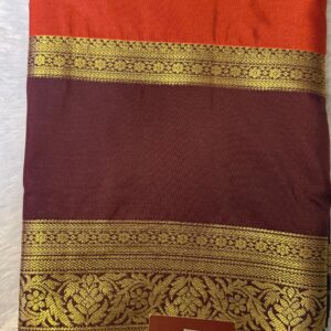 Semi Kanchi Silk (Orange)